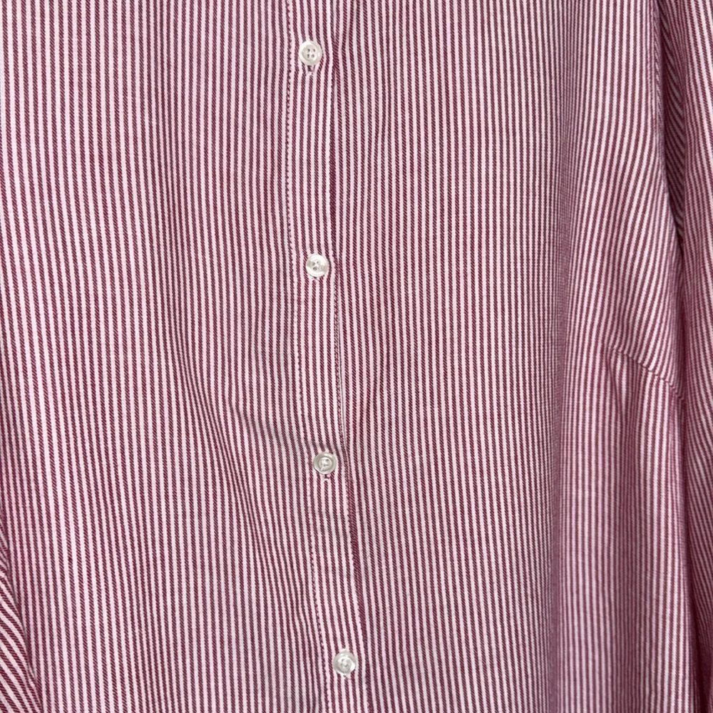 Zach & Rachel pink white striped button front size 3X - Picture 5 of 5